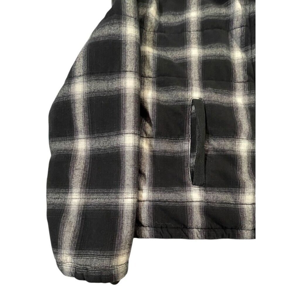 EVEREVE Lucy Plaid Cropped Jacket β Medium - Picture 9 of 13